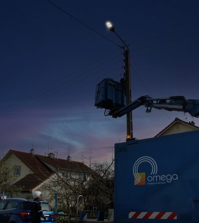 RÉTABLISSEMENT DE L'ÉCLAIRAGE PUBLIC LA NUIT